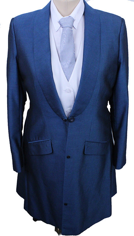 Day Coat Issued By Ellie May Caribbean Blue Sheen