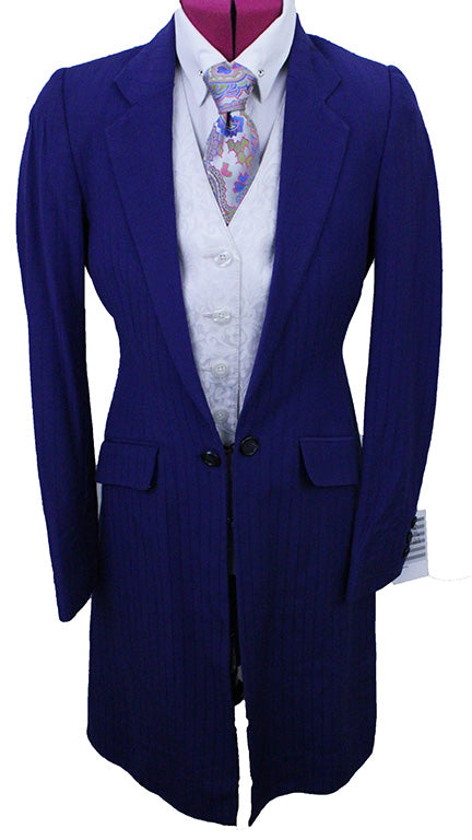Day Suit Frierson Medium Blue Thin Shadow Stripe