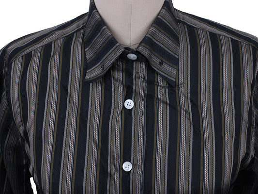 BRAND NEW! Show Season Black and Taupe Sateen Shirt