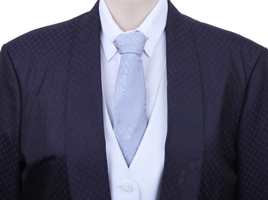 Day Coat Freddy Purple Circle Brocade