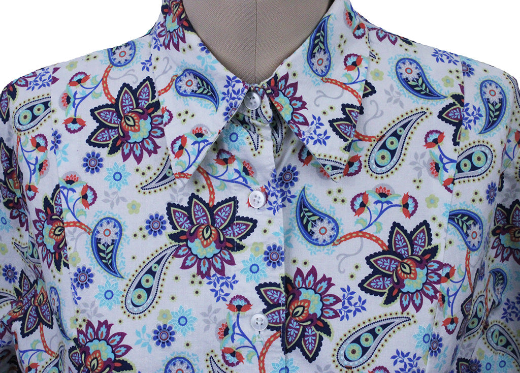 Shirt Scintila Paisley Brocade