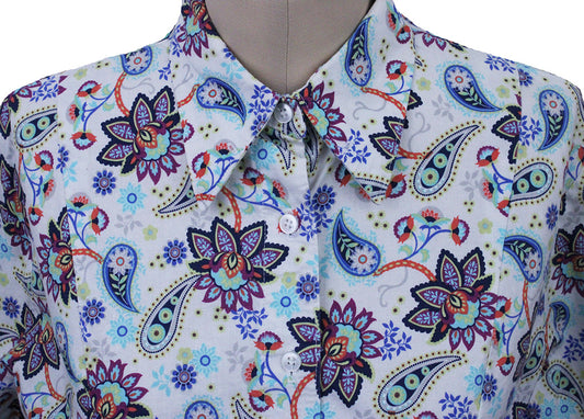 Shirt Scintila Paisley Brocade