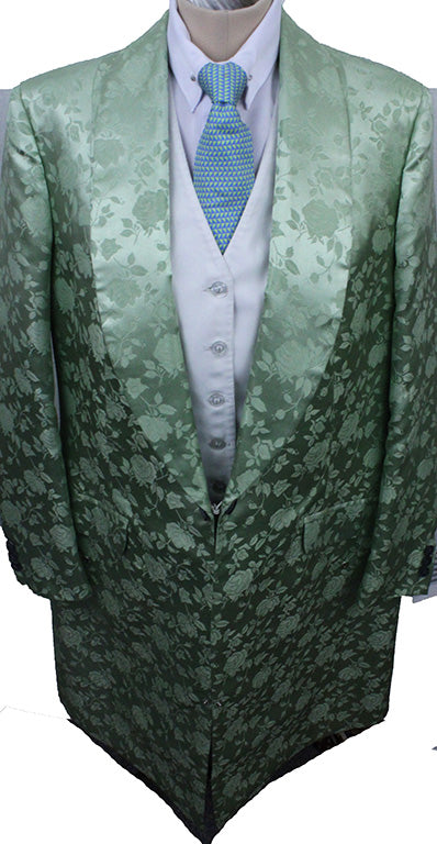 BRAND NEW! Show Season Spring Green Floral Brocade