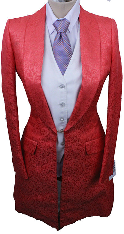 Day Coat Becker Brothers Coral Paisley Sheen