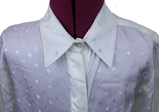 Shirt Hartmeyer Ivory Dot Sateen