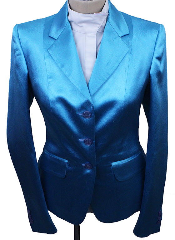 Hunt Coat Frierson Aqua Satin
