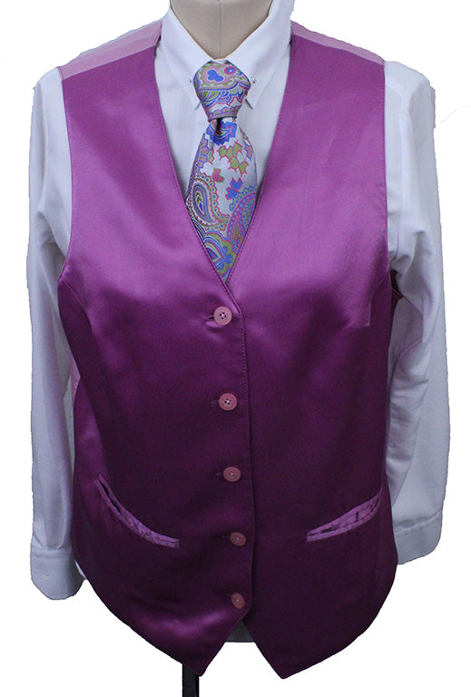 Vest Issued By Ellie May Berry Satin