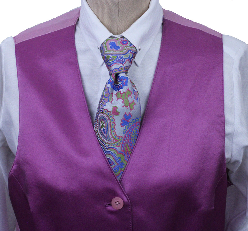 Vest Issued By Ellie May Berry Satin