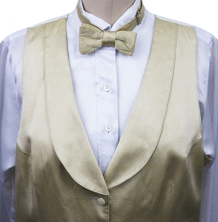 Formal Set DeRegnaucourt Gold Satin