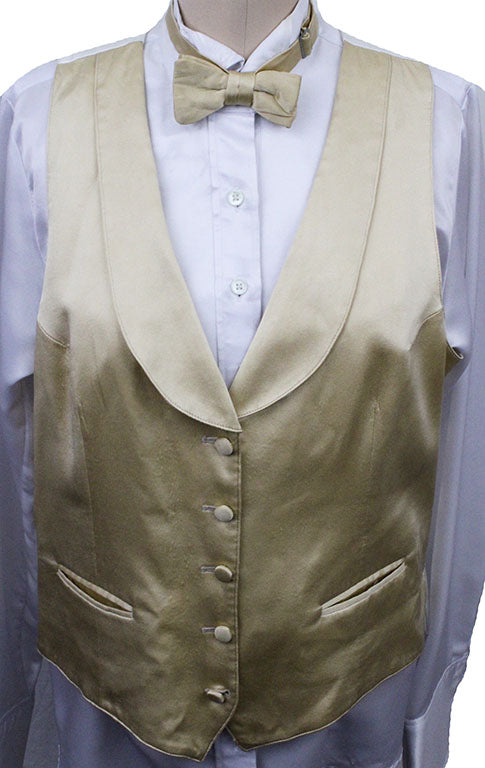 Formal Set DeRegnaucourt Gold Satin