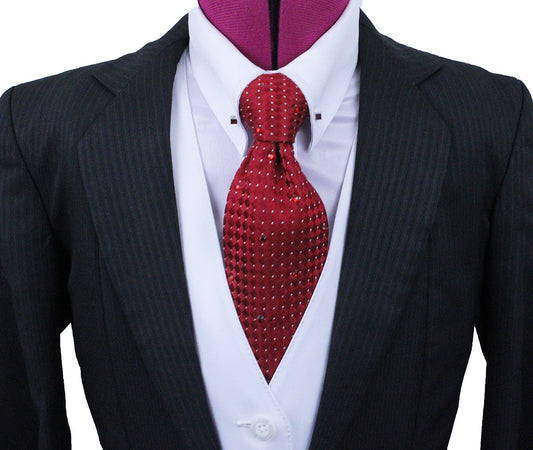 Day Suit Marsha DeArriaga Black Sheen Pinstripe