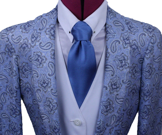Day Coat DeRegnaucourt Blue Paisley