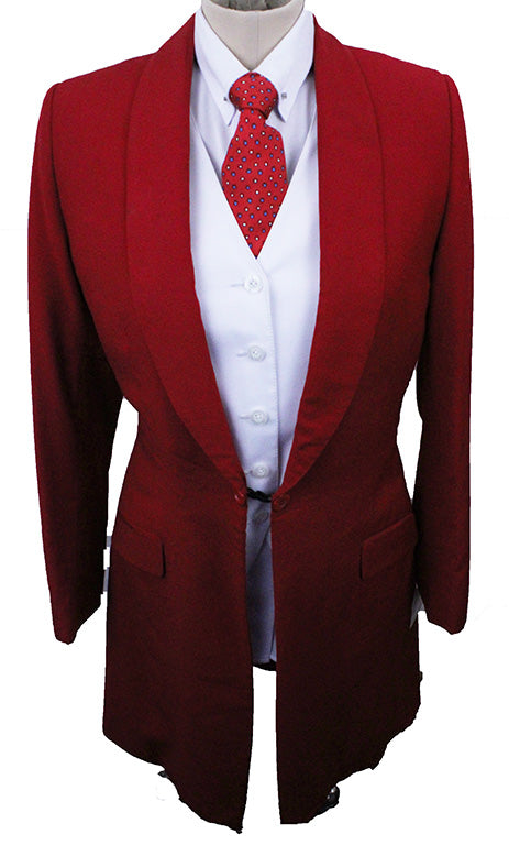 Day Coat Becker Brothers Cherry Red