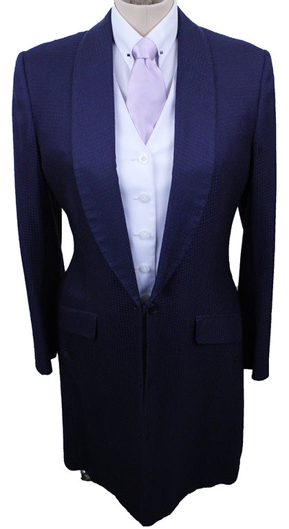 Day Coat Becker Brothers Indigo Square Sheen