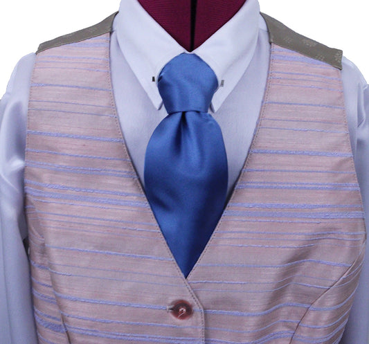 Vest Hartmeyer Pink and Blue Line Sheen