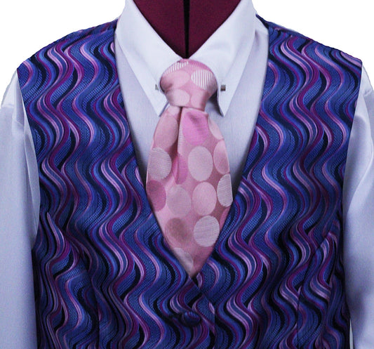 Vest Sterling Wave Brocade