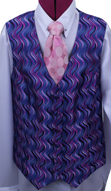 Vest Sterling Wave Brocade