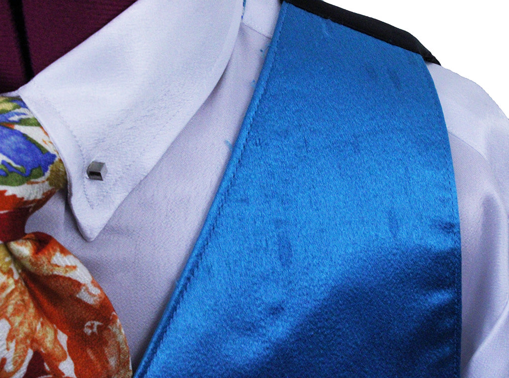 Vest Scintilla Teal Satin