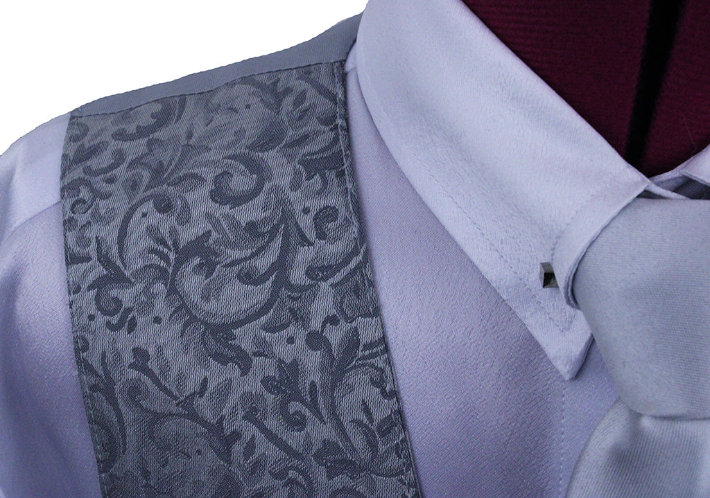 Vest Becker Brothers Silver Paisley