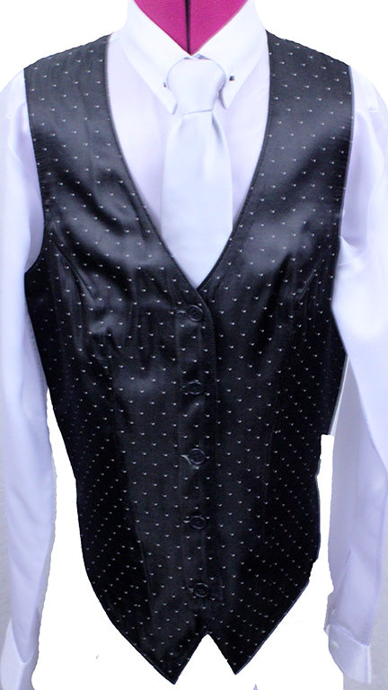 Vest Show Season Black and White Dot