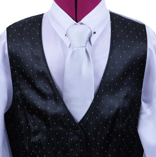 Vest Show Season Black and White Dot