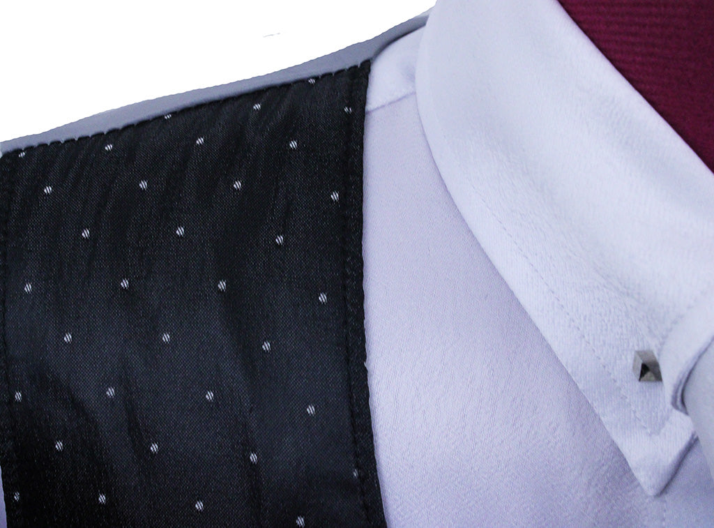 Vest Show Season Black and White Dot
