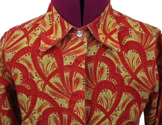 Shirt DeRegnaucourt Fire Paisley
