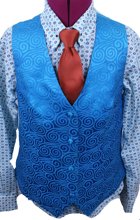 Vest Scintilla Aqua Circle Wave