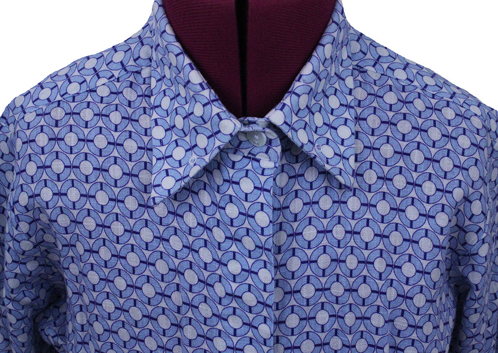 Issued By Ellie May Blue Boat Ring Shirt