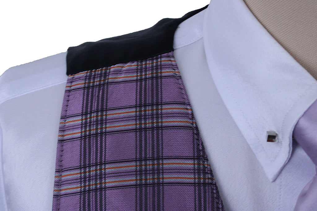 Vest Scintilla Purple Plaid