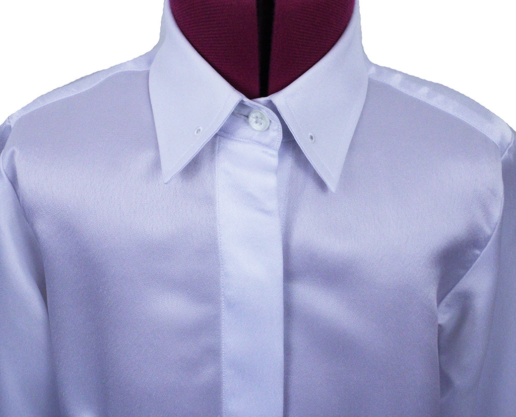 Shirt Issued By Ellie May White Satin