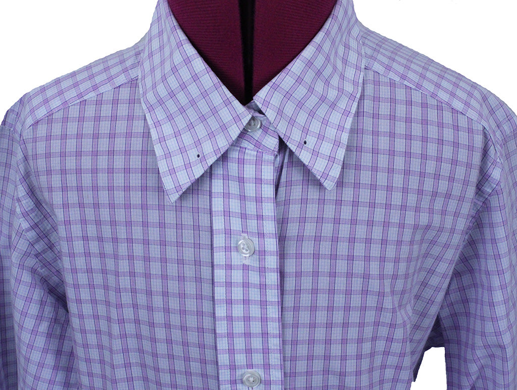 Shirt Becker Brothers Purple and Blue Box Check