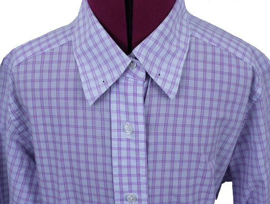 Shirt Becker Brothers Purple and Blue Box Check