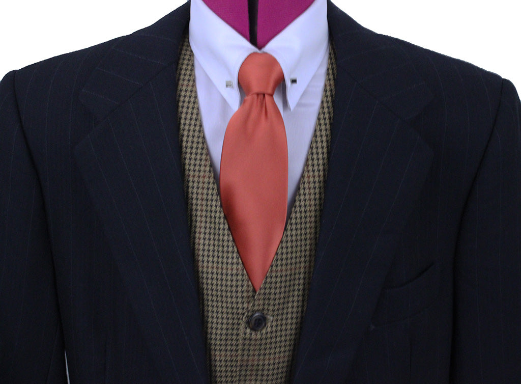 Men's Suit Chavez Black with Thin Silver Pinstripe