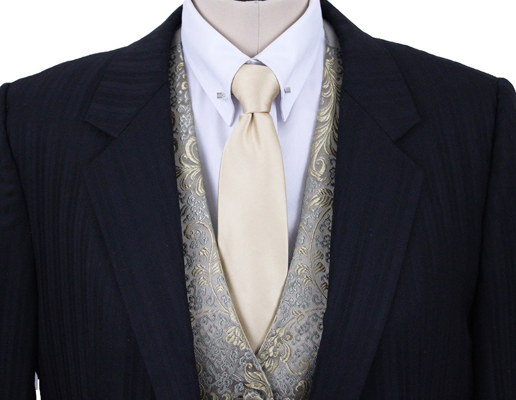 Day Suit Show Season Black Dual Shadow Stripe