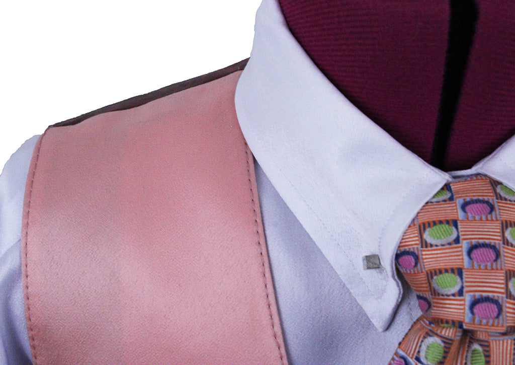 Vest Issued By Ellie May Peach Satin