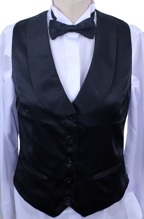 BRAND NEW! Issued By Ellie May Black Satin Formal Set