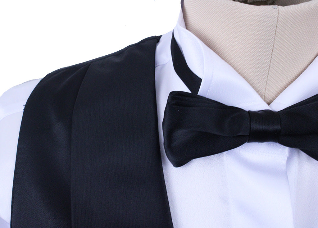 BRAND NEW! Issued By Ellie May Black Satin Formal Set