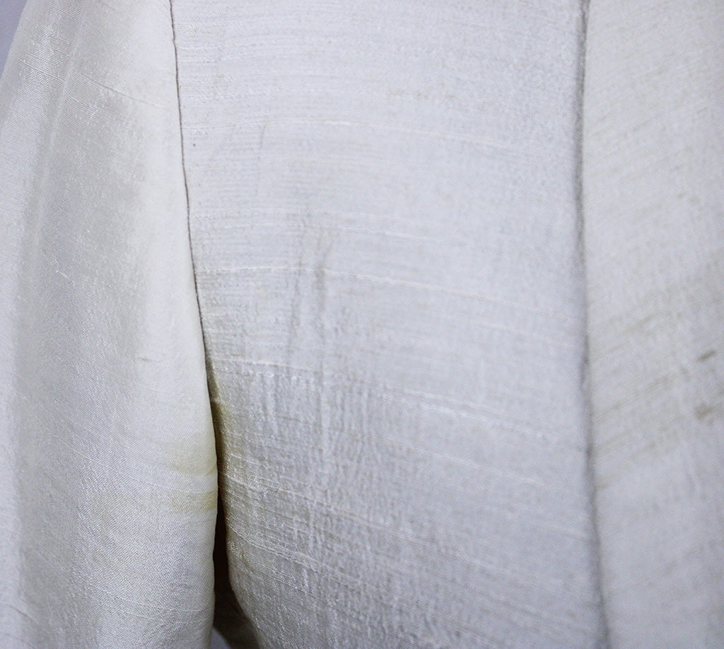 Day Coat Ivory Duponi Silk