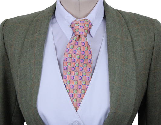 Day Coat Marsha DeArriaga Sage with Tangerine Windowpane