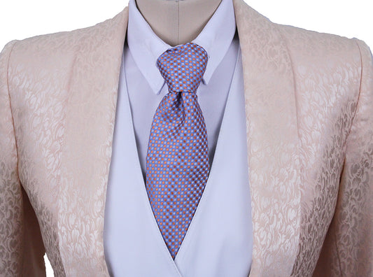 Day Coat Becker Brothers Peach Paisley Sheen