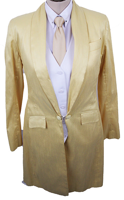 Day Coat Victors Yellow Sateen