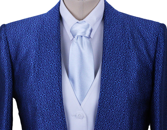 Day Coat Becker Brothers Blue and Aqua Medallion