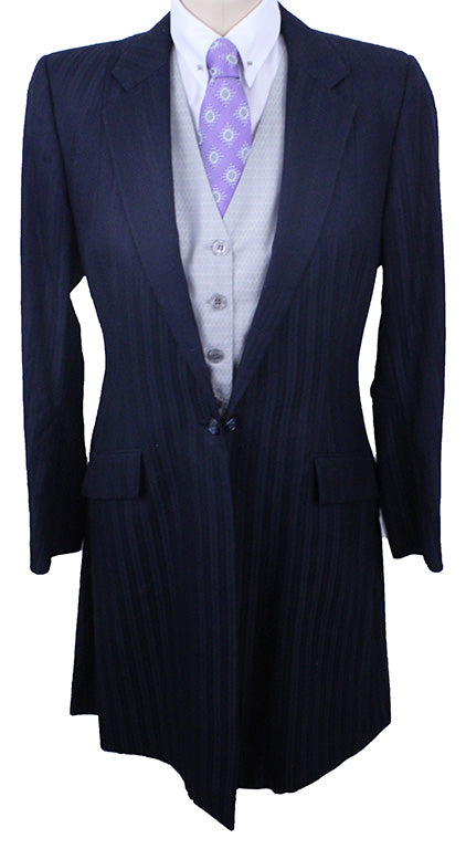 Day Suit Chavez Navy Shadow Stripe