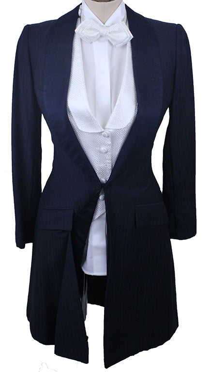 Formal Carl Meyers Navy Shadow Stripe and Dot