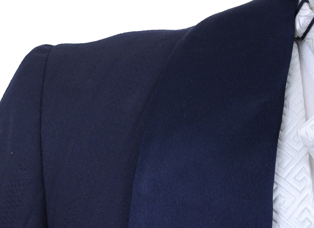 Formal Carl Meyers Navy Shadow Stripe and Dot