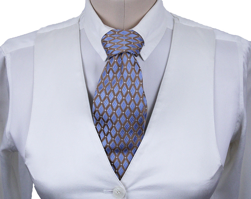 Vest and Shirt Combination DeRegnaucourt Ivory Satin
