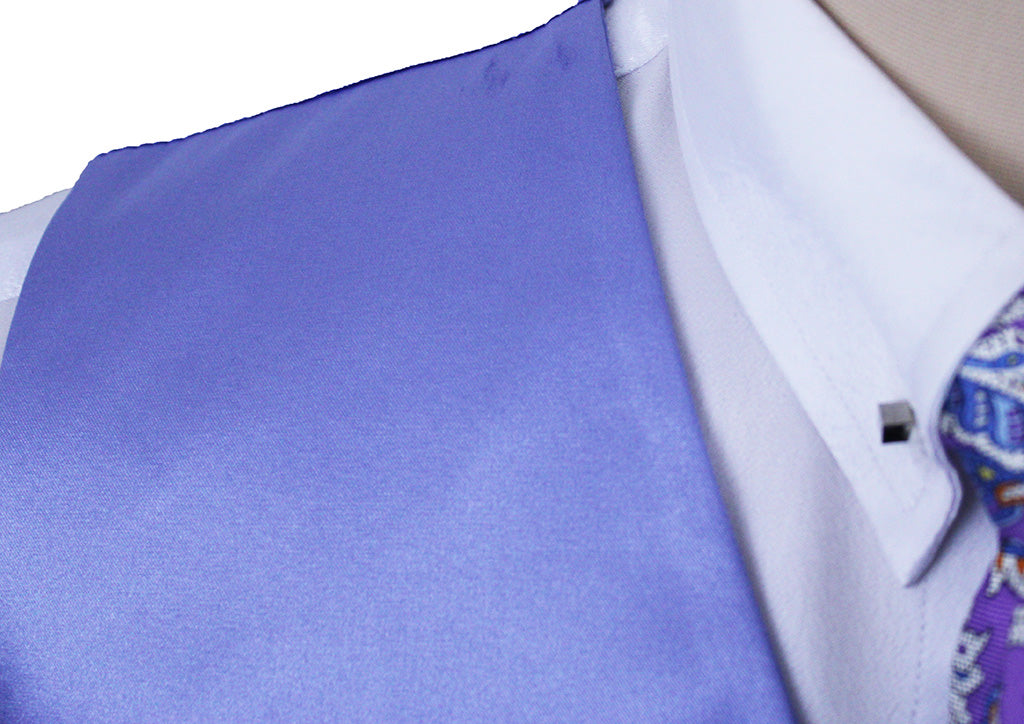 Vest Frierson Purple Satin