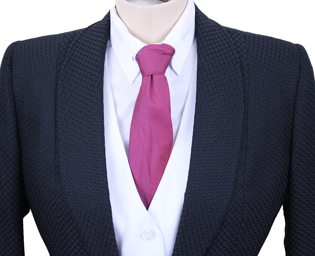 Day Suit Chavez Black Honeycomb Sheen