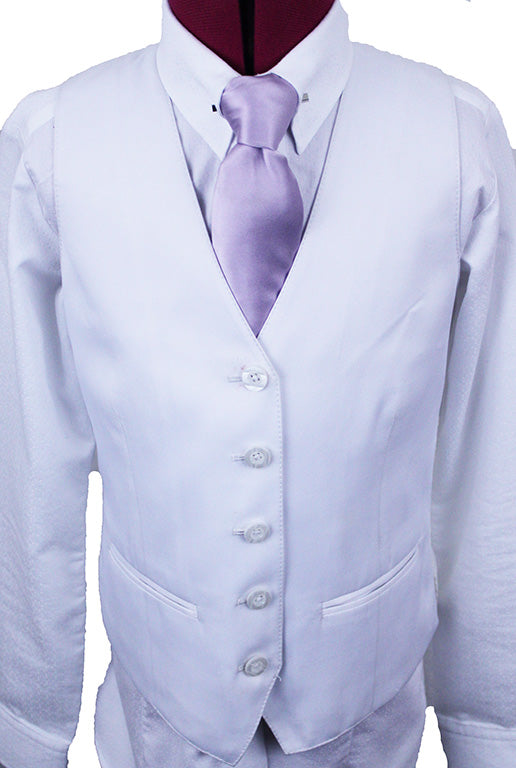 Vest Issued By Ellie May White Satin
